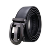 130CM Men Hollow Automatic Buckle PU Leather Belt Casual Business Waistband Strap