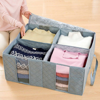 130L Transparent Clothes Quilts Storage Bag