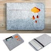 13.3" Woolen Felt Laptop Sleeve Cover Pouch Notebook Bag Case For Macbook Air