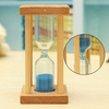 1/3/5 Min Wooden Sandglass Hourglass Kitchen Timer Clock Home Decor