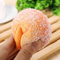 14*4.5*5.5CM Kawaii Squishy Simulation Bread Fun Toys Soft Decoration