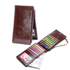 15 Card Slots Card Holder Wallet Long Zipper PU Leather Coin Purse For Men