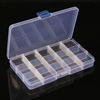 15 Grids Plastic Storage Box Adjustable Detachable Nail Tip Gems Little Stuff