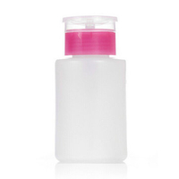 150ML Squeeze Pump Polish Dispenser Empty Bottle Nail Art Remover UV GEL Cleaner