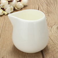 150ml White Small Ceramic Milk Jug Kitchen Pouring Coffee Cream Sauce Cup