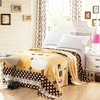 150x200cm Flannel Coral Sheep Blanket Bedding Sheet Winter Quilt Flat Full Size