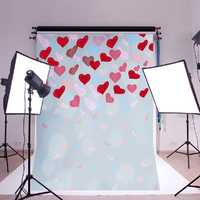 150x210cm LOVE Hearts Photography Background Vinyl Photo Backdrops Home Deco Wall Hanging