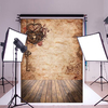 150x210cm Vinyl Retro Love Heart Pattern Wooden Background Photography Props Home Deco Wall Hanging
