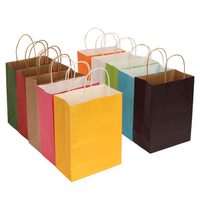 15*21*8cm Paper Gift Packaging Bag Shopping Multicolor Wedding Party Supply