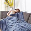 152x234cm Density Super Soft Flannel Blanket Sofa Bed Plush Wool Fluffy Pineapple Grid Blanket