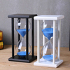 15/30 Minutes Sandglass Kitchen Timer Crystal Hourglass Craft Gift Ornament Home Decor