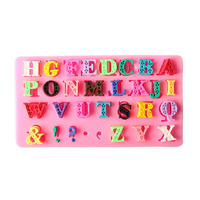15*8cm Silicone Capital Cake Mold Fondant Cake Decorating Tools Chocolate Mold Confectionery