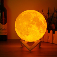 15cm 3D Magical Two Tone Moon Lamp