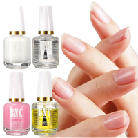 15ml Soak Off Base Coat Softener Calcium Nutrition Oil Nail Art Topcoat 4 Types