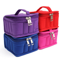 16 Bottle Essential Oil Storage Bags Carrying Case Box
