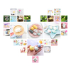 16PCS Squishy Squeeze Healing Toy Seal Cat Paw Bear Kawaii Collection Stress Reliever Gift Decor