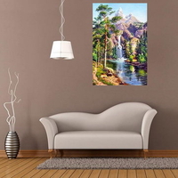 16x12 Inches 5D Diamond Painting Landscape Scenery Craft DIY Cross Stitch Home Decor