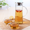 1800Ml Glass Kettle Heat Resistant Transparent Teapot Stainless Steel Strainer Juice Flower Teapot