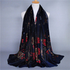 180*90CM Women Floral Print Lady Long Soft Wrap Lady Shawl Voile Scarf Scarves