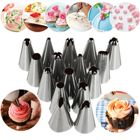 18Pcs Baking Tools Stainless Steel Decorators Cake Molding Tools Converters Set Biaohua Tools