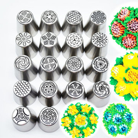 18Pcs DIY Flower Pastry Cake Icing Piping