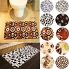 19.7"x31.5" Coral Fleece Floral Printed Living Room Door Mat Non Slip Carpet Supplies
