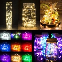 1M Battery Powered 10 LED Copper Wire Fairy String Light Wedding Xmas Party Lamp Home Decor