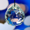 1PC 40mm Transparent Crystal Glass Prisms Hanging Drop Pendant Lamp Curtain Part Decoration