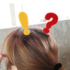 1Pc Lovely Hairpin Symbol Question Mark Headwear Exclamation Mark Arrow Hairpin