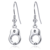 1pc Punk Earring Handcuff Titanium Personality Earring