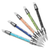 1Pcs Dual-head Silicone Powder Pen Nail Painting Clay Sculpt Drawing Gel Polish Manicure Tool