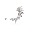 1pcs Luxury Ear Cuff Full Crystal Leaves Earring for Women