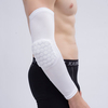 1Pcs Mens High Elastic Lycra Honeycomb Elbow Lengthened Anti-collision Basketball Sport Arm Sleeve