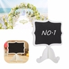 1Pcs Mini Wooden Small Wedding Blackboard Message Table Number Chalkboard