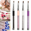1Pcs Plastic Handle Nail Art Crystal Gel Pen Brush
