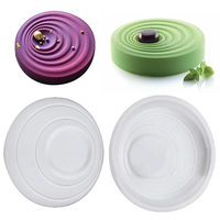 1PCS Silicone Round Spiral Mold For Cake Decorating Pans Baking Chocolate Cake Tool