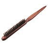1Pcs Wood Handle Natural Bristle Hair Brush Fluffy Comb Hairdressing Barber Tool
