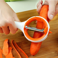 2-in-1 Multifunction Peeler Rotatable Knife Fruit Potato Cucumber Carrot Peeler Kitchen Accessories