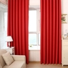2 Panels 100x215cm Solid Color Black Out Window Curtain Bedroom Living Room Window Shutter Blinds