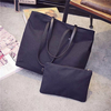 2 PCS/Set Women Lady Canvas Handbag Shopping Shoulder Bag