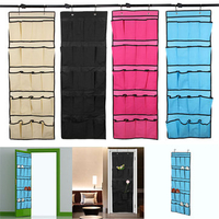 20 Pockets Space Door Hanging Shoes Organizer Mesh Storage Rack Closet Holder Garden Planting Bags