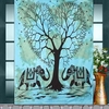 200X148 cm Green Elephant Indian Hippie Wall Hanging Tapestry Bohemian Bedspread Dorm Decor