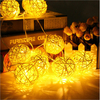 20LED Rattan Wedding Party Garden Festival Ball String Lights