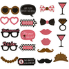 20Pcs Photo Mustache Stick Booth Wedding Prop Welcome Mask Props Party Decoration