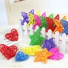 20Pcs Rattan Pentagonal Star Heart-shaped Rattan Decoration Aroma Pendant Handicrafts Home Decor
