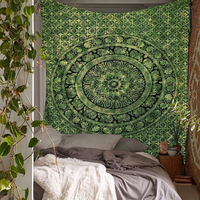 210*150cm Indian Decor Mandala Tapestry Wall Hanging Throw Twin Bohemian-Bedspread Beach Towel