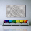 210X145C MEthnic Mandala Wall Hanging Tapestry Indian Bohemian Bedspread Mat Dorm Decor