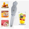 220V-240V Food Frother Handheld Electric Milk Frother Food Grade Stainless Steel Mini Portable Whisk