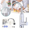 220V 3000W Electric Heating Tap Tankless Electric Water Heater Faucet Side Water Inlet