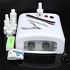 220V 36W UV Lamp 5 Colors Soak Off Nail Art Gel Base Top Coat Manicure Set